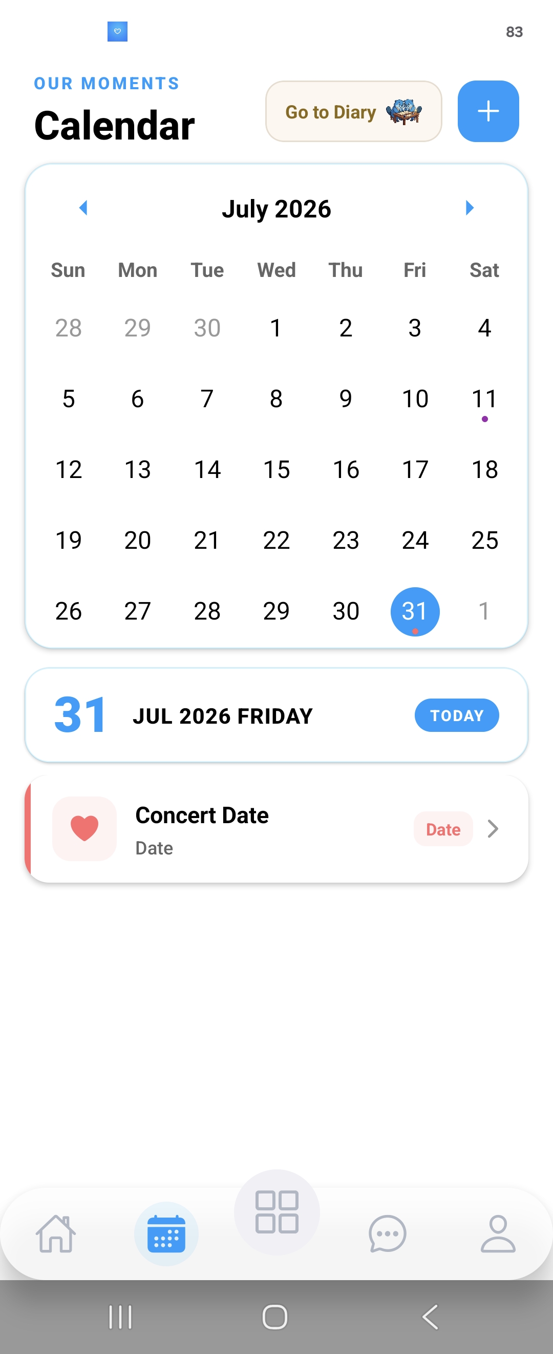 Shared Calendar android