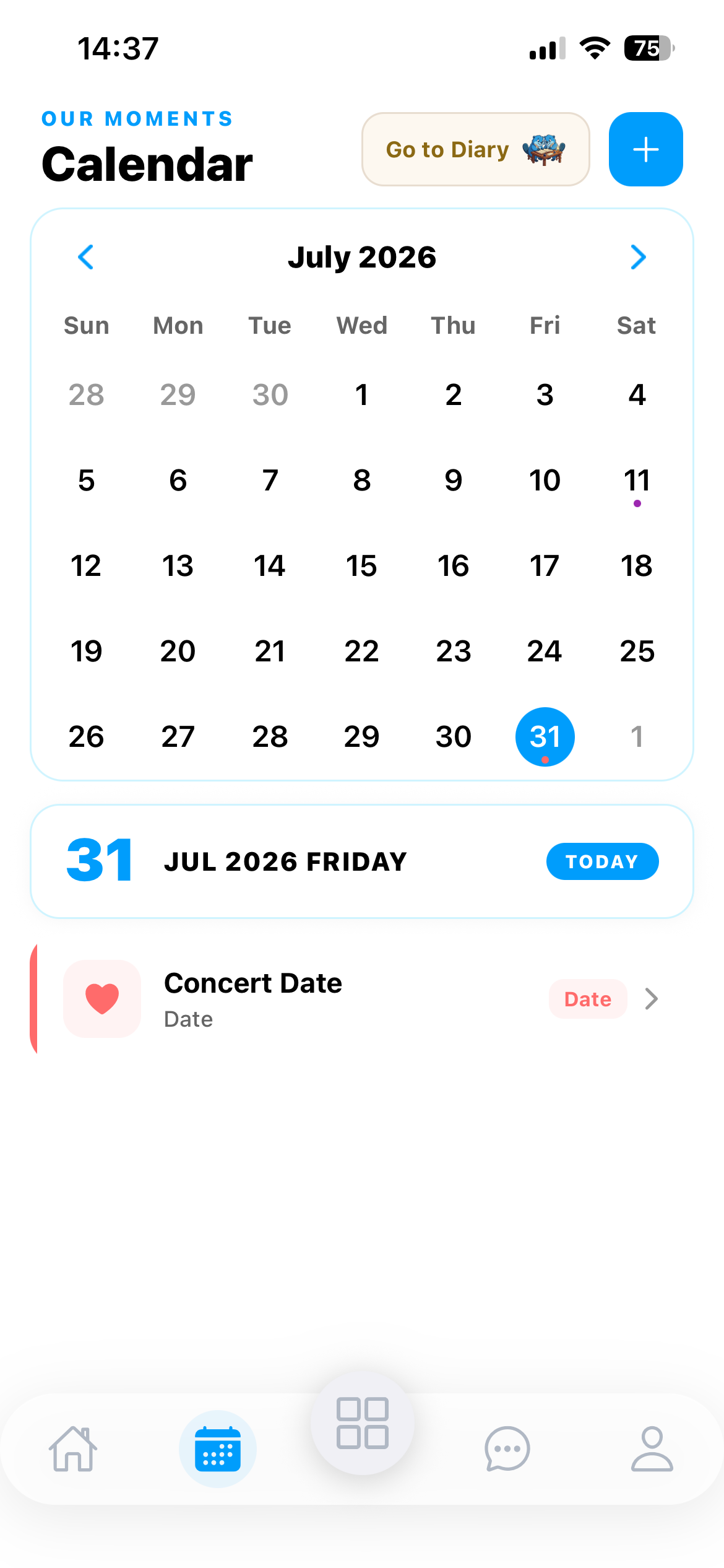 Shared Calendar ios
