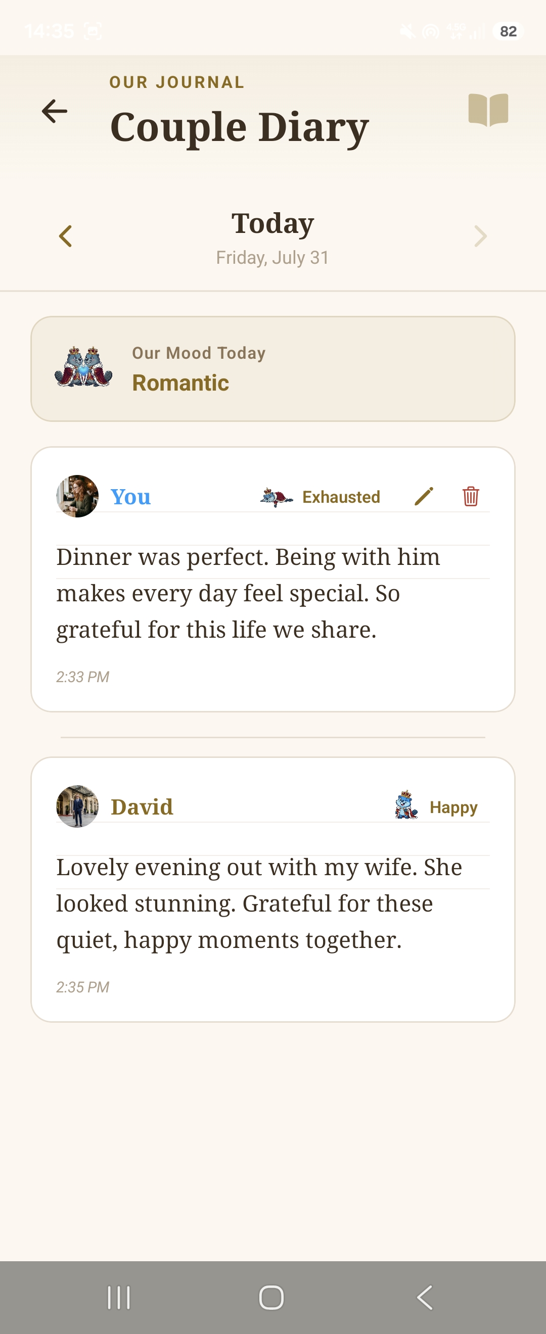 Couple Diary & Memories android