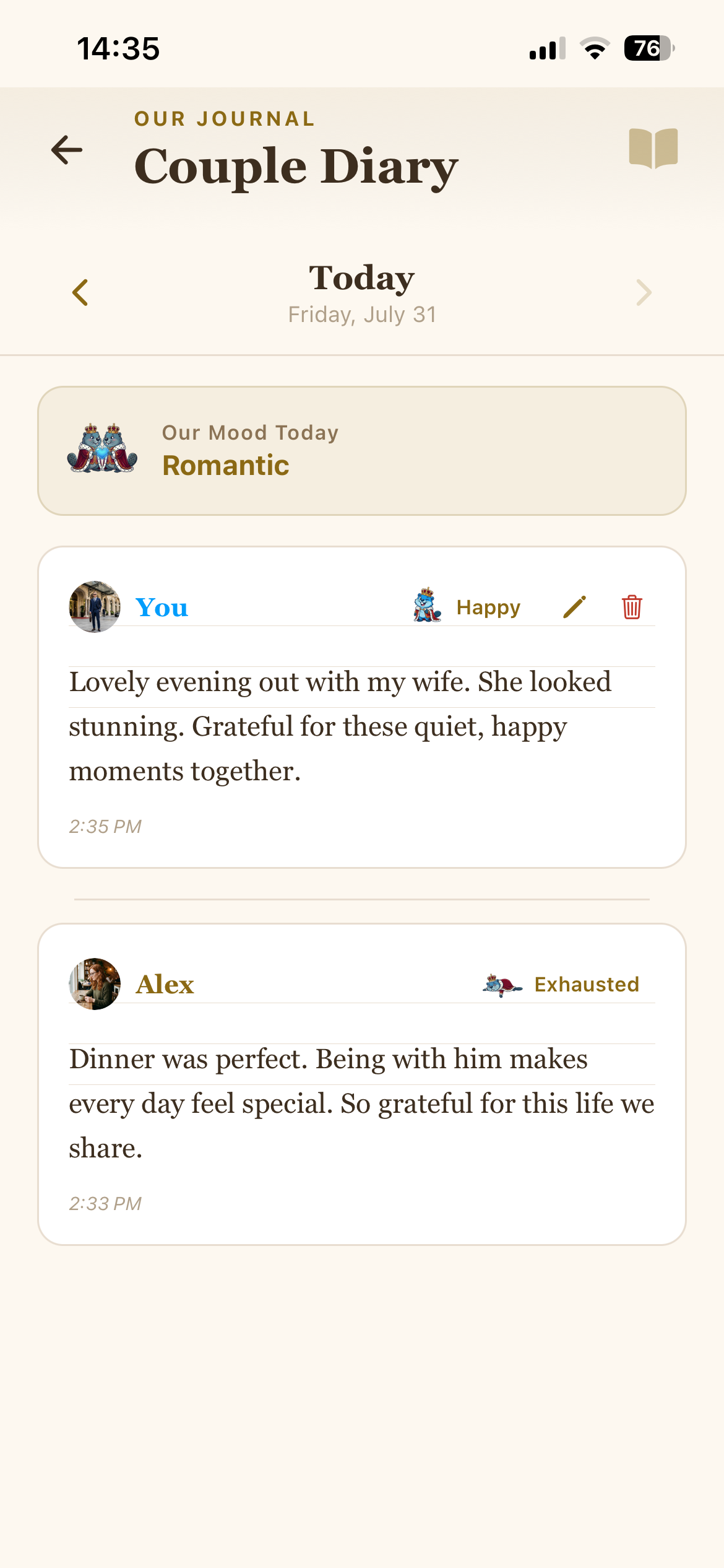Couple Diary & Memories ios